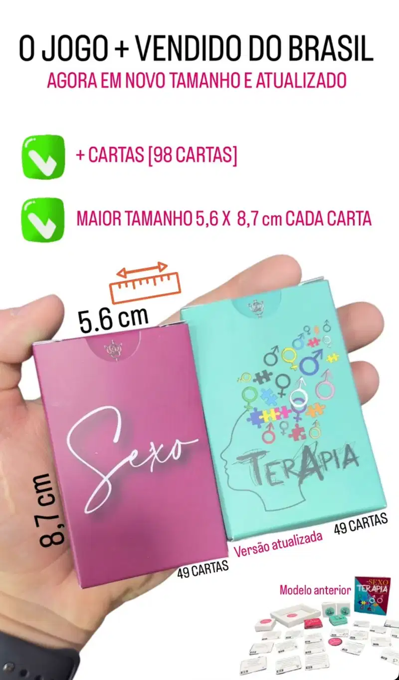 Sexo Terapia Box Jogo Erótico Para Casal