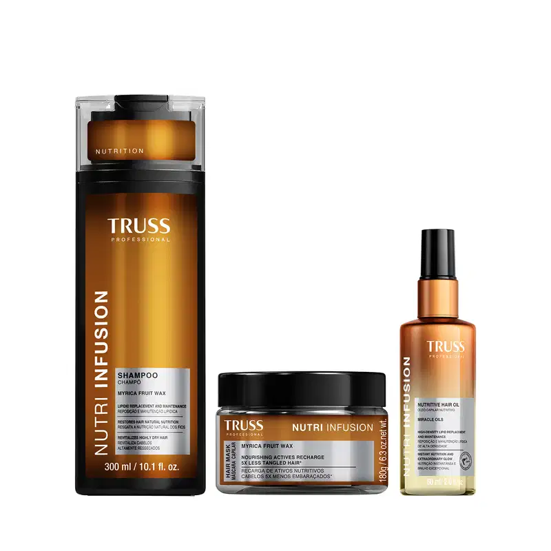 Kit Truss Nutri Infusion - Shampoo 300ml + Máscara 180g + Óleo 60ml
