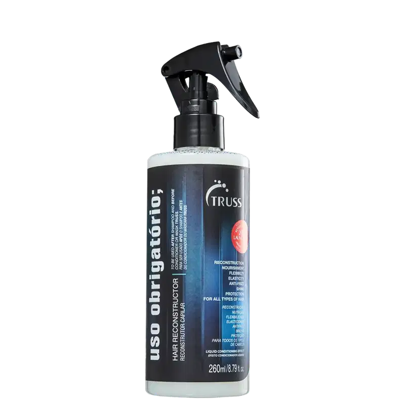 Kit Truss Nutri Infusion - Shampoo 300ml + Condicionador 300ml + Hair Protector 250ml + Uso Obrigatório Spray 260ml