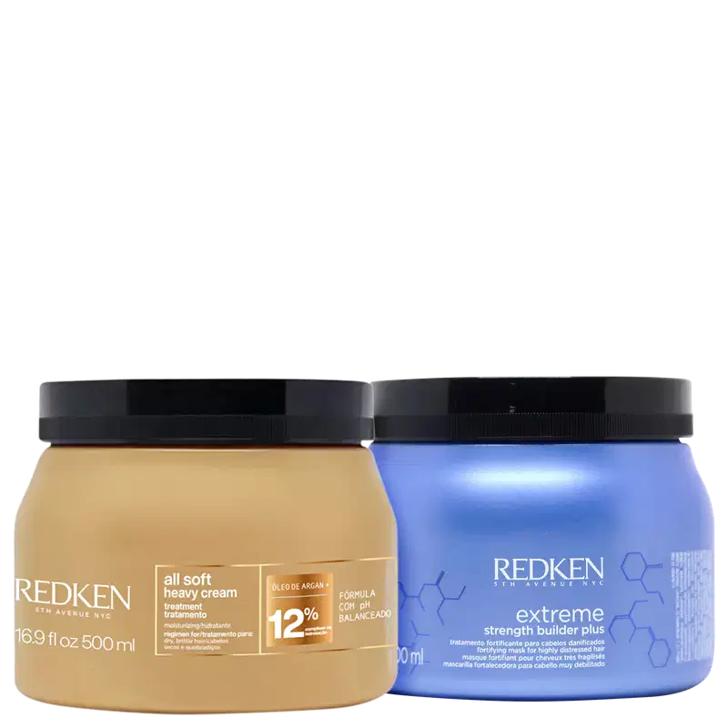 Kit Redken Extreme & Alll Soft Reconstrução x Hidratação Duo (2 Produtos)