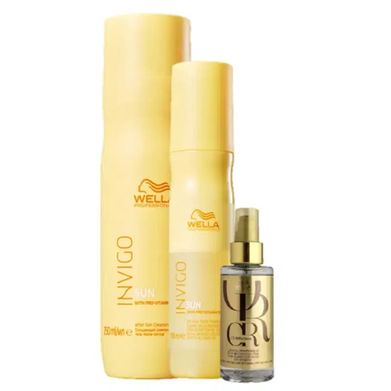 Kit Wella Professionals Invigo Sun & Oil Reflections Trio Oil (3 Produtos)