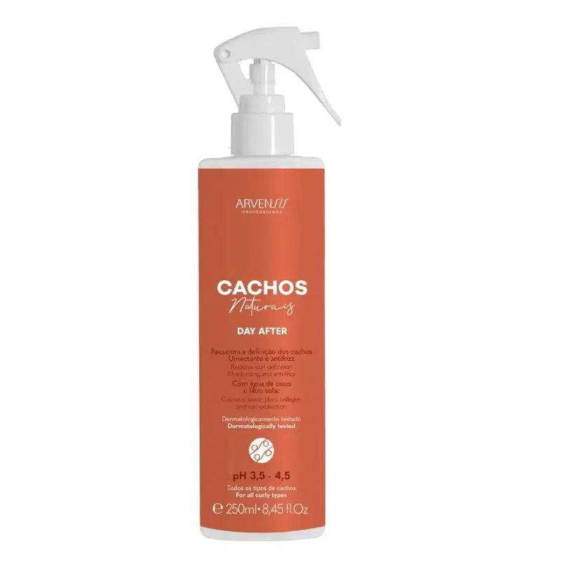 Kit Arvensis Cachos Naturais - Day After 250ml + Gelatina Ativadora 500g + Máscara Capilar 2x1 500g
