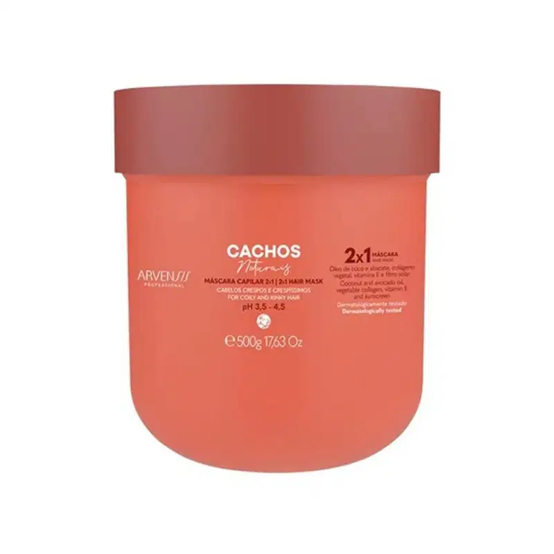 Kit Arvensis Cachos Naturais - Day After 250ml + Máscara Capilar 2x1 500g