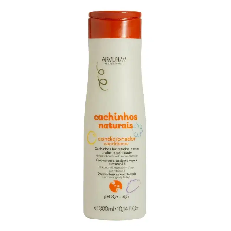 Kit Arvensis Cachinhos Naturais - Shampoo & Condicionador 300ml + Máscara Crespos 300g