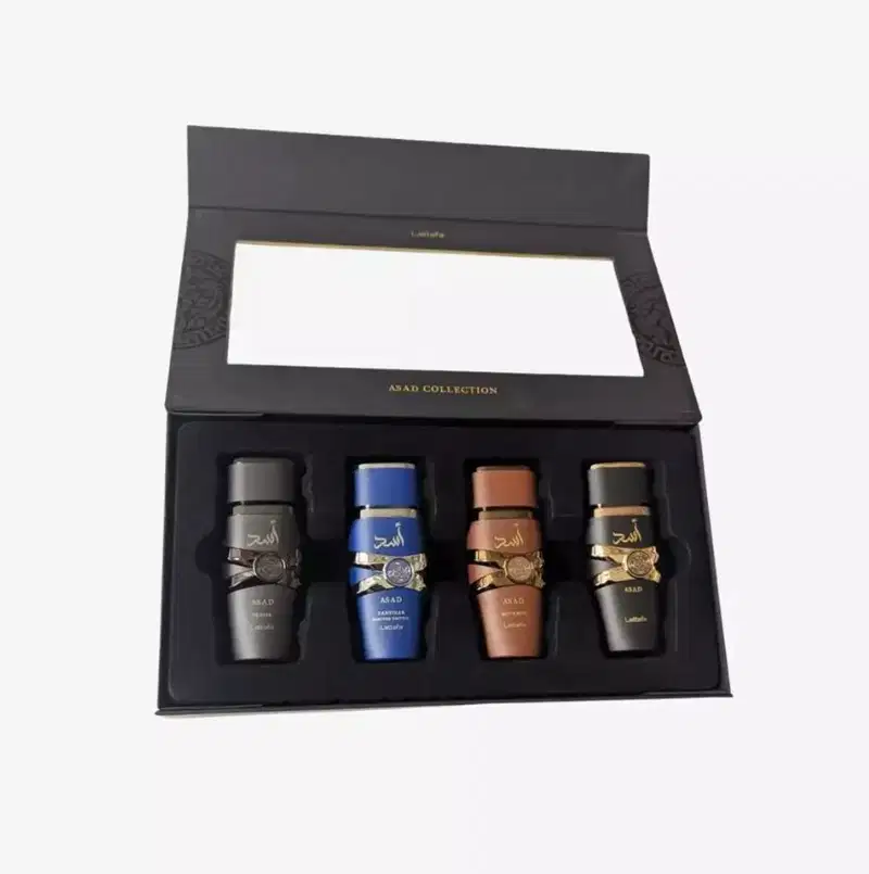 Conjunto Asad Collection Lattafa Perfumes (4 Produtos)