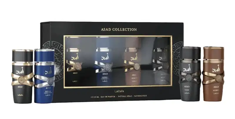 Conjunto Asad Collection Lattafa Perfumes (4 Produtos)