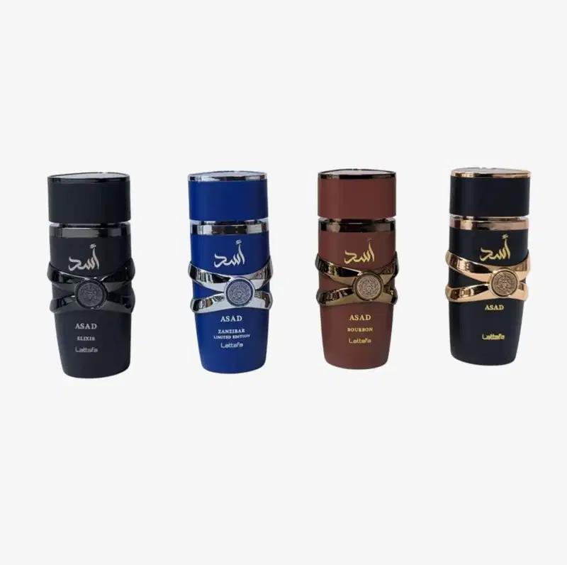 Conjunto Asad Collection Lattafa Perfumes (4 Produtos)