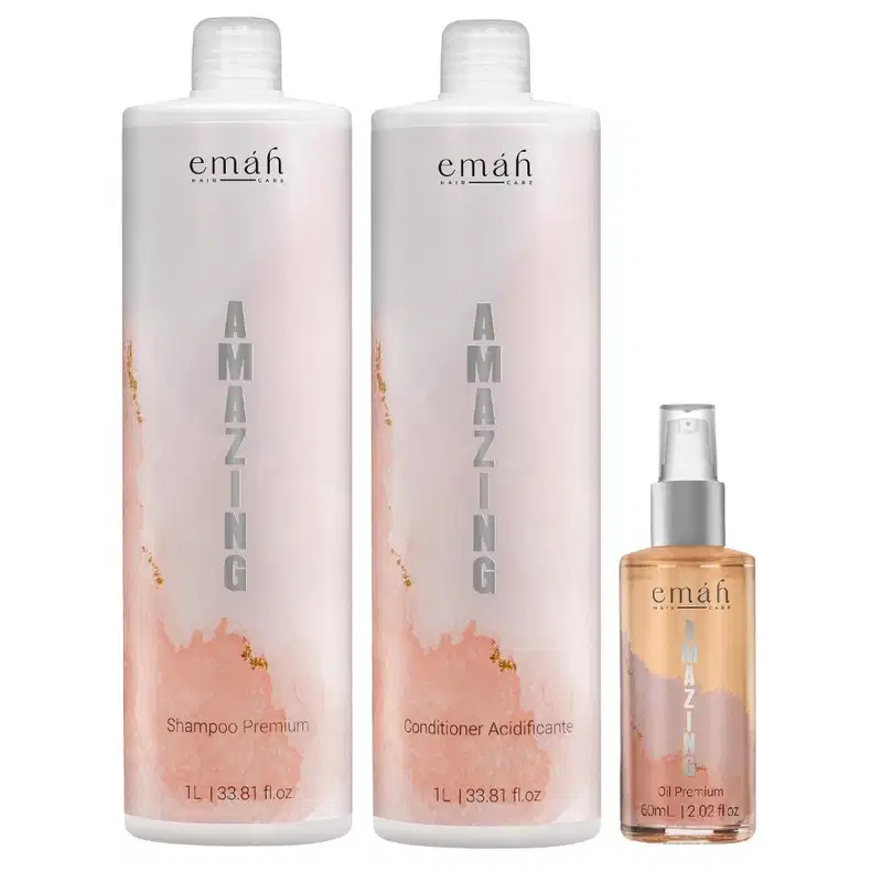Kit Emáh Amazing Super Oil (3 Produtos)
