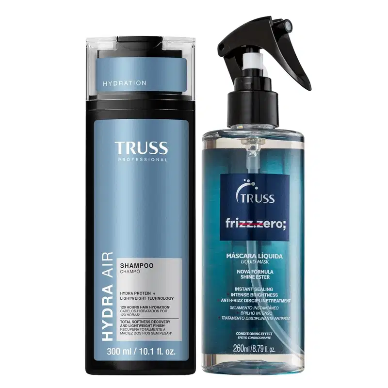 Kit Truss Hydra Air - Shampoo 300ml + Frizz Zero 260ml