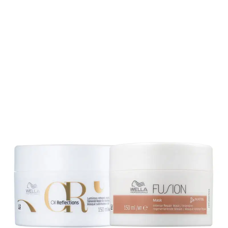 Kit Wella Professionals Fusion & Oil Reflections Duo Mask (2 Produtos)