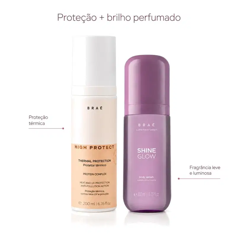 High Protect   + body splash Shine Glow