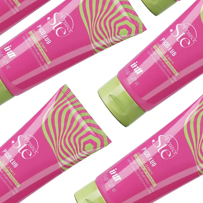 Kit Pico Pulse + Pico Lub Prazer Set Intt Melancia Lubrificante Beijável