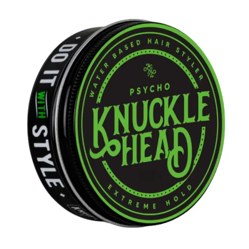 Pomada Modeladora Knucklehead Psycho 50g Efeito Brilho com Alta Fixação