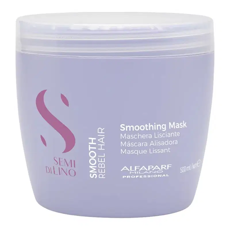 Kit Alfaparf Semi Di Lino Smooth Smoothing - Shampoo & Condicionador 1 Litro + Máscara 500ml + Óleo 100ml + Válvula Pump