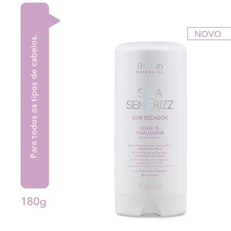 Kit Amend Essencial Proteína Capilar 100g + Seca Sem Frizz
