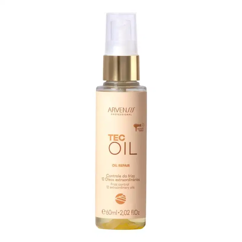 Kit Arvensis Cosméticos Naturais Tec Oil -Shampoo & Condicionador 300ml + Máscara 300g + Óleo 60ml