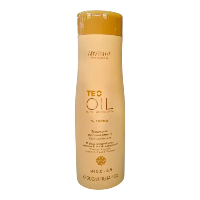 Kit Arvensis Cosméticos Naturais Tec Oil -Shampoo 300ml + Máscara 300g
