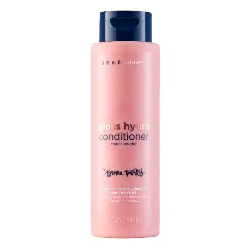 Kit Braé Stages by Bruna Tavares Gloss Hydra Shampoo 250ml + Condicionador 250ml + Máscara 200g + Óleo 60ml