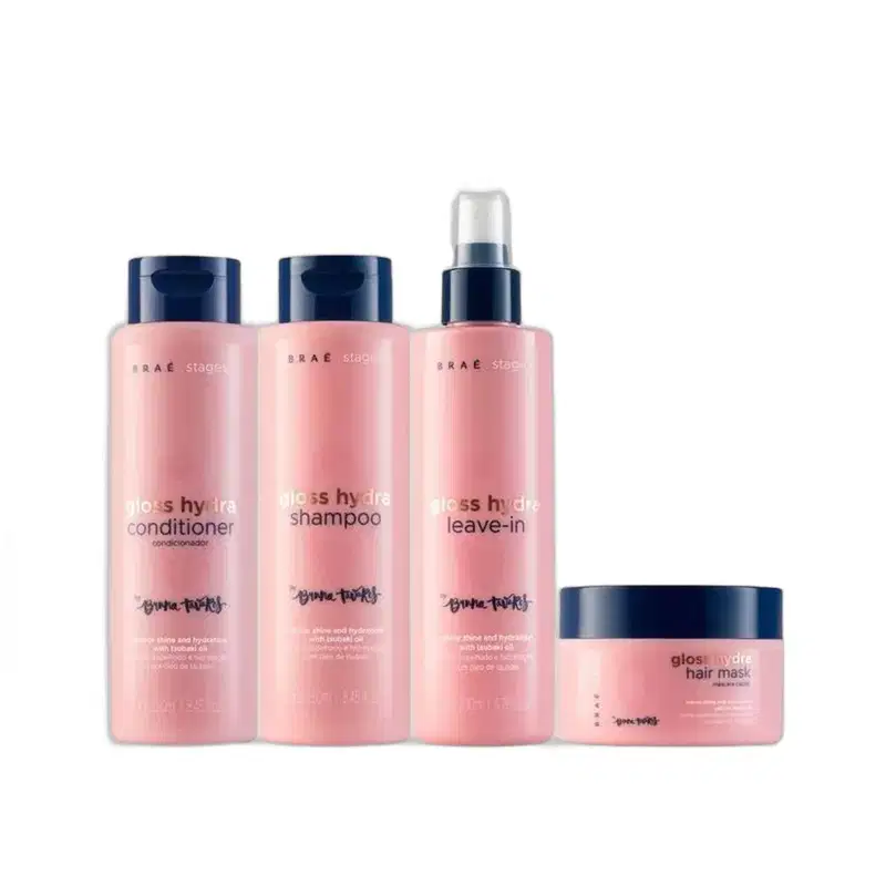 Kit Braé Stages by Bruna Tavares Gloss Hydra - Shampoo & Condicionador 250ml + Leave-In 200ml + Máscara 200g