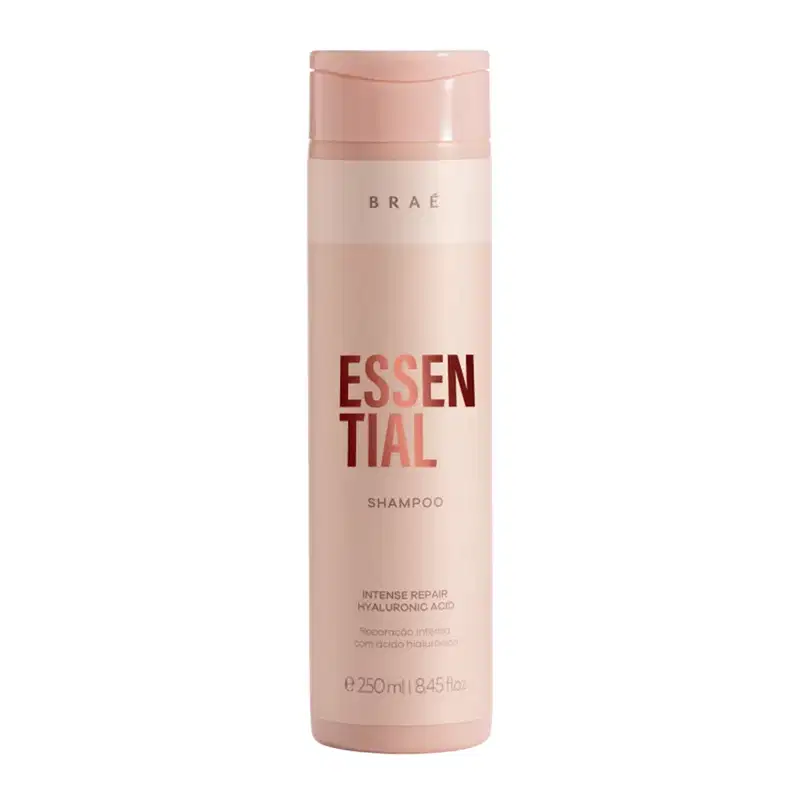 Kit Braé Essential Shampoo 250ml + Condicionador 250ml + Spray Finalizador 260ml + Sérum Oil Blend 60ml