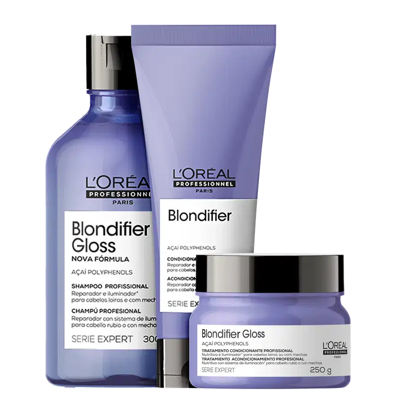 Kit L'Oréal Professionnel Serie Expert Blondifier Essential (3 Produtos)
