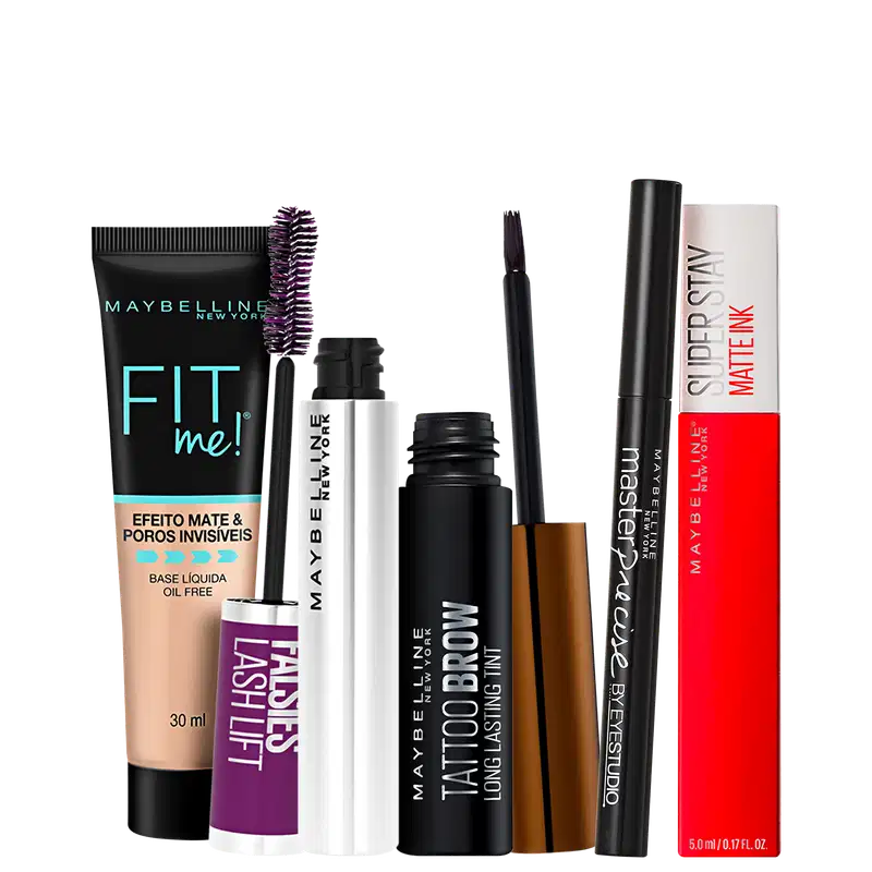 Kit Maybelline Make Completa 2 (5 Produtos)