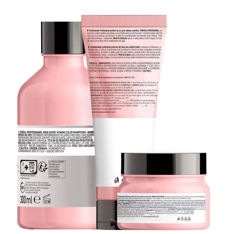 Kit L'Oréal Professionnel Serie Expert Vitamino Color Trio (3 Produtos)