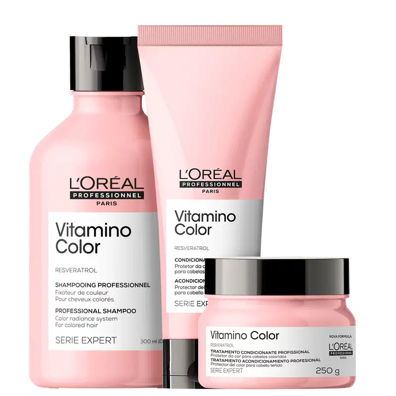 Kit L'Oréal Professionnel Serie Expert Vitamino Color Trio (3 Produtos)
