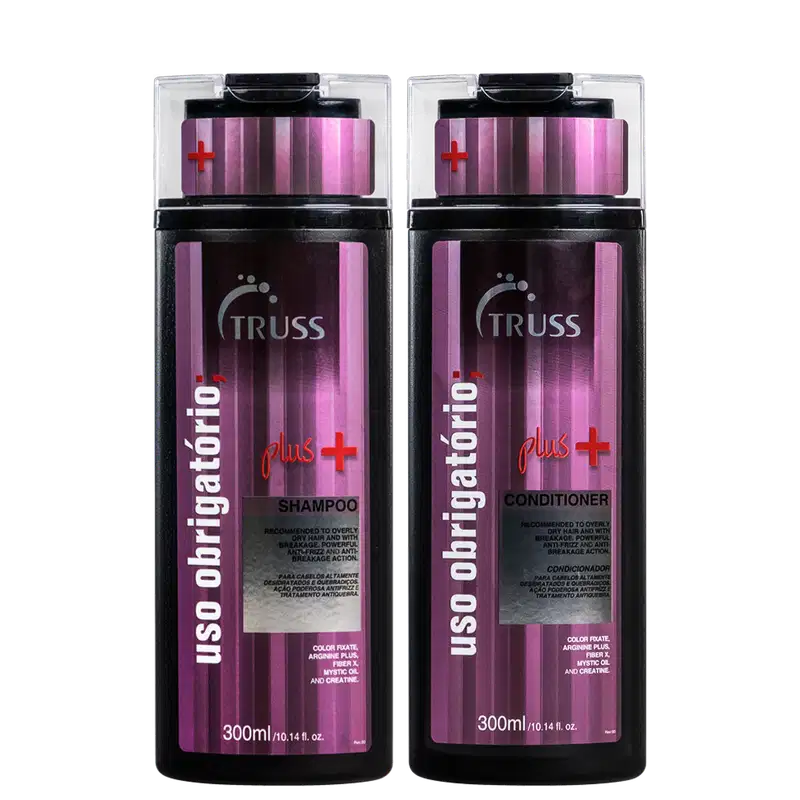 Combo Uso Obrigatório; Plus+: Shampoo 300ml + Condicionador 300ml