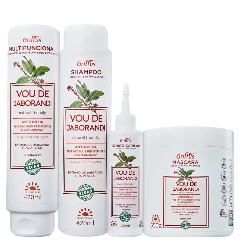 Kit Griffus Vou de Jaborandi Completo (4 Produtos)