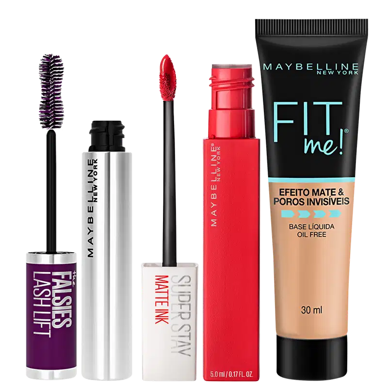 Kit Maybelline Make Up (3 Produtos)
