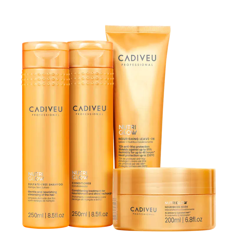 Kit Cadiveu Professional Nutri Glow Quarteto (4 Produtos)