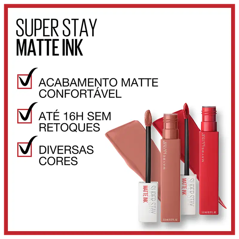 Kit Beleza na Web Garnier Uniform & Maybelline Superstay Matte Ink 15 (3 Produtos)