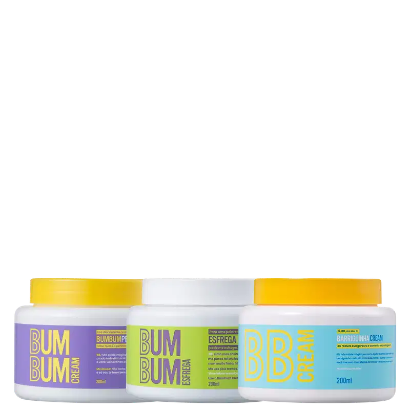 Kit The Creams Bumbum Cream (3 Produtos)