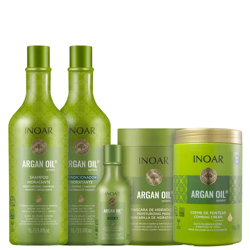 Kit Inoar Argan Oil System Super (5 Produtos)