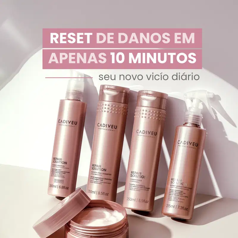 Kit Cadiveu Professional Repair Solution Treatment (3 Produtos)