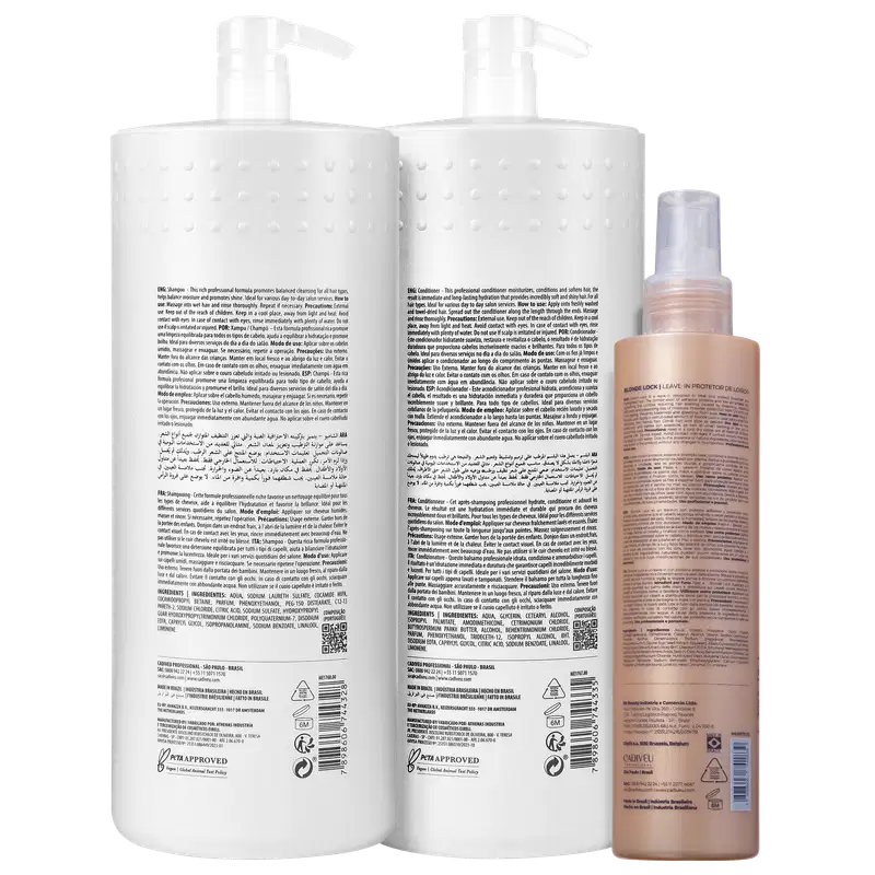 Kit Cadiveu Professional Soft Sense & Blonde Reconstructor (3 Produtos)