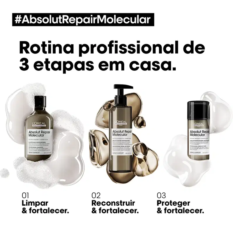 Kit L'Oréal Professionnel Absolut Repair Molecular Super (3 Produtos)