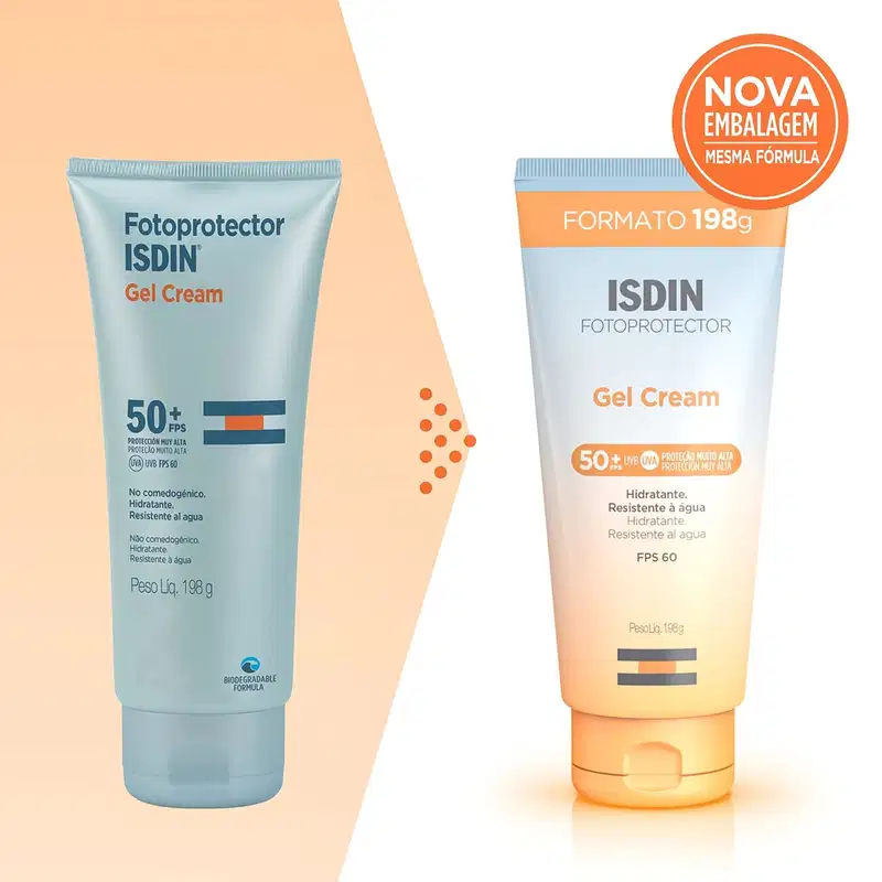 Kit ISDIN Fotoprotector Fusion Water 5 Stars + Fotoprotector Gel Cream (2 Produtos)