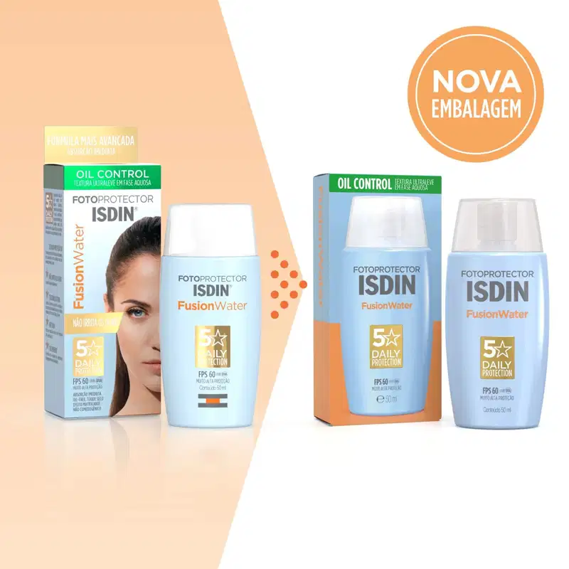 Kit ISDIN Fotoprotector Fusion Water 5 Stars + Fotoprotector Gel Cream (2 Produtos)
