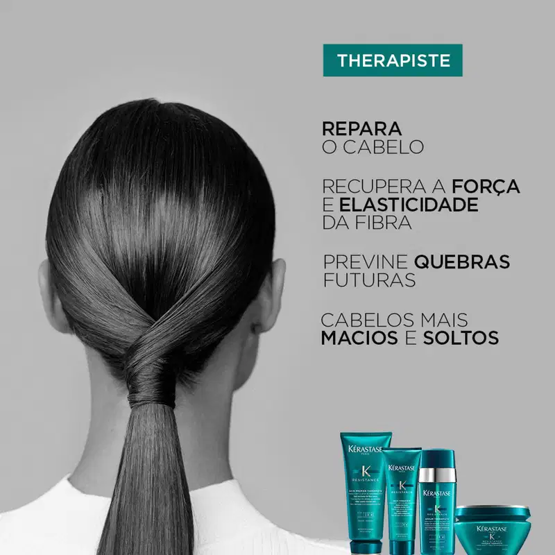 Kit Kérastase Résistance Thérapiste Limpeza e Força (2 Produtos)