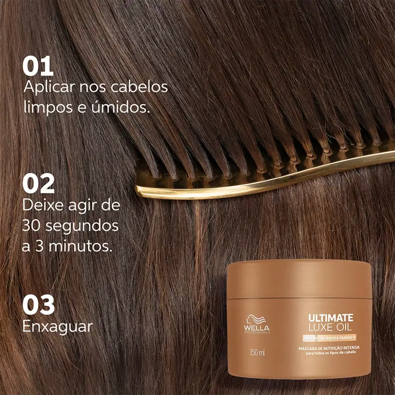 Kit Wella Professionals Ultimate Luxe Oil (3 Produtos)