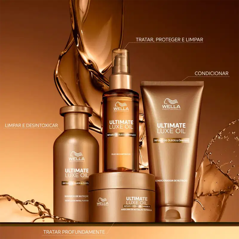 Kit Wella Professionals Ultimate Luxe Oil (3 Produtos)