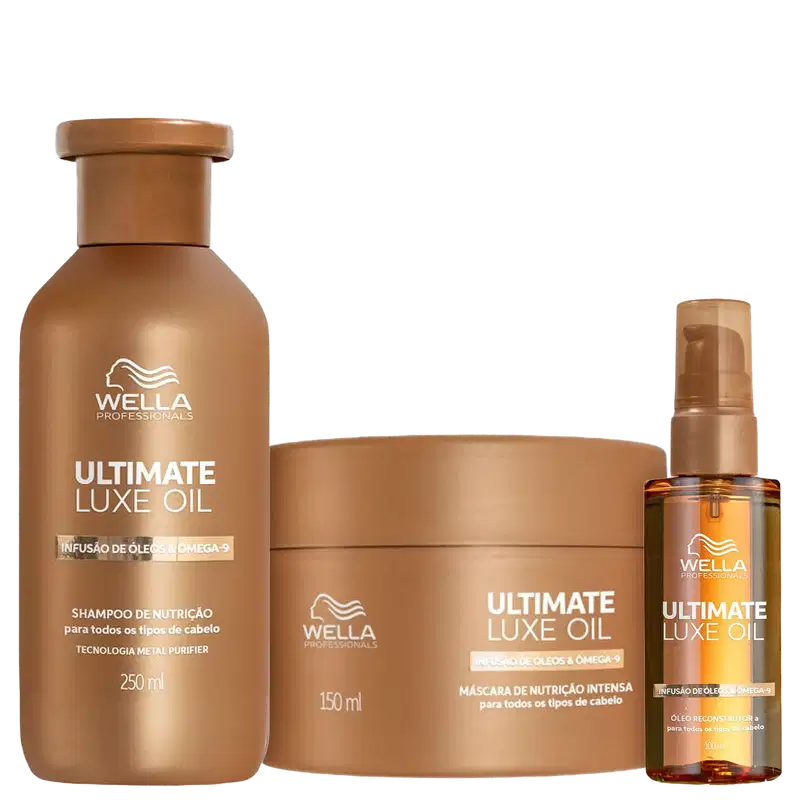 Kit Wella Professionals Ultimate Luxe Oil (3 Produtos)