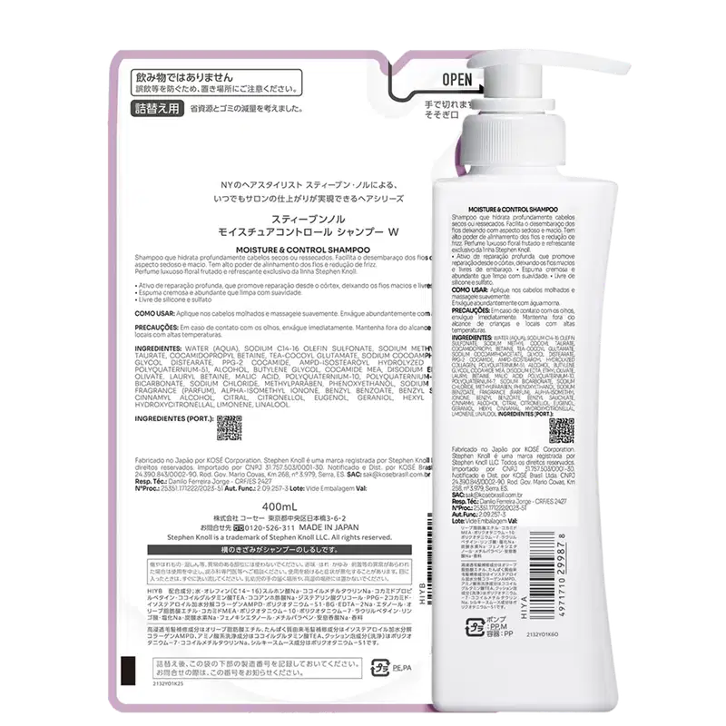 Kit Stephen Knoll Moisture & Control Duplo Clean (2 Produtos)