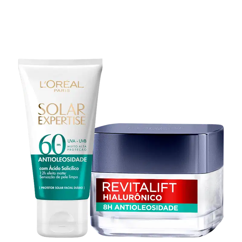 Kit L'Oréal Paris Solar Expertise Revitalift Hialurônico (2 Produtos)