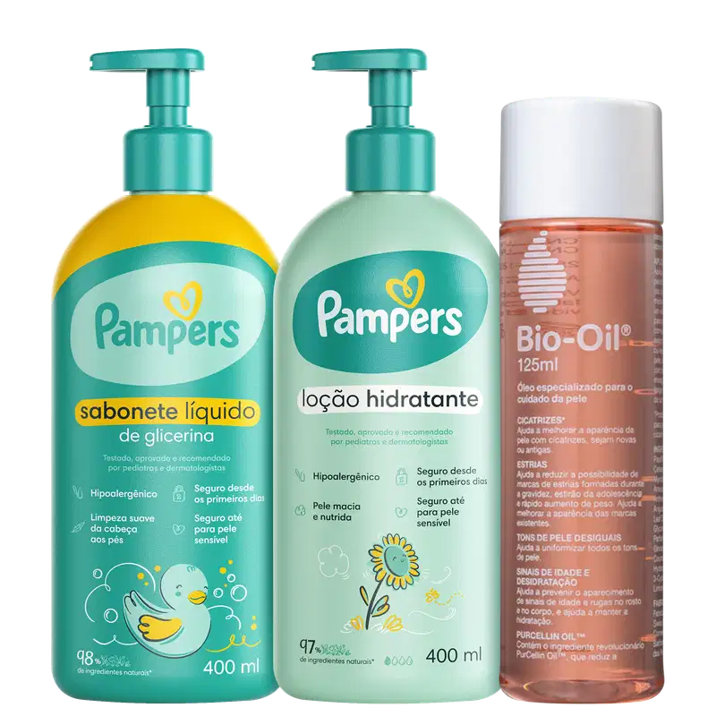 Kit Beleza na Web Limpeza e Hidratação Diária (3 Produtos)