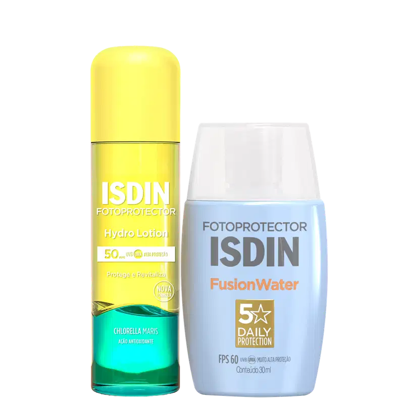 Kit ISDIN HydroLotion Fusion Water (2 Produtos)