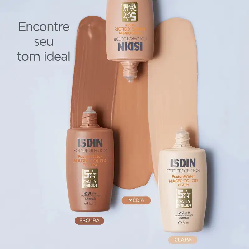 Kit ISDIN Fusion Water 5 Stars Color Média (2 Produtos)