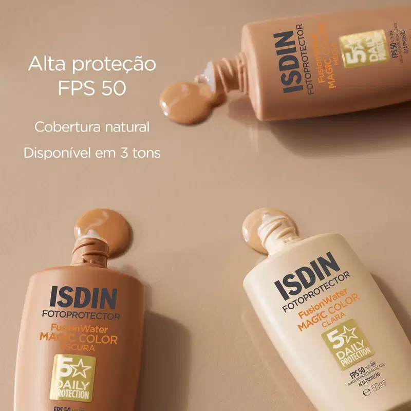 Kit ISDIN Fusion Water 5 Stars Color Média (2 Produtos)